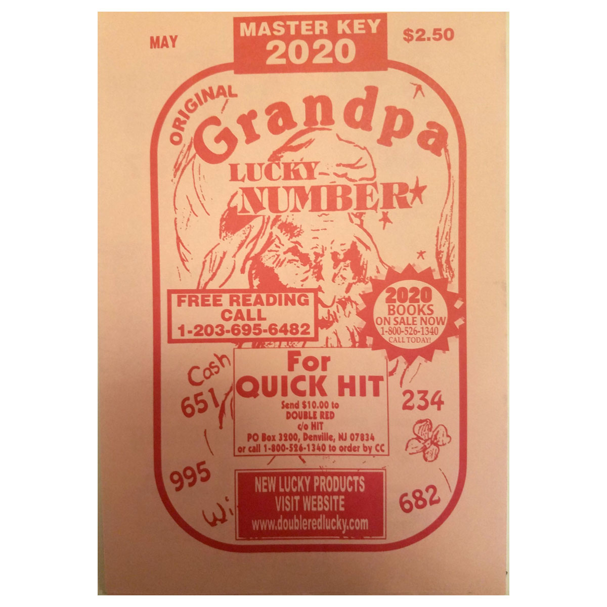 Original Grandpa Lucky Number